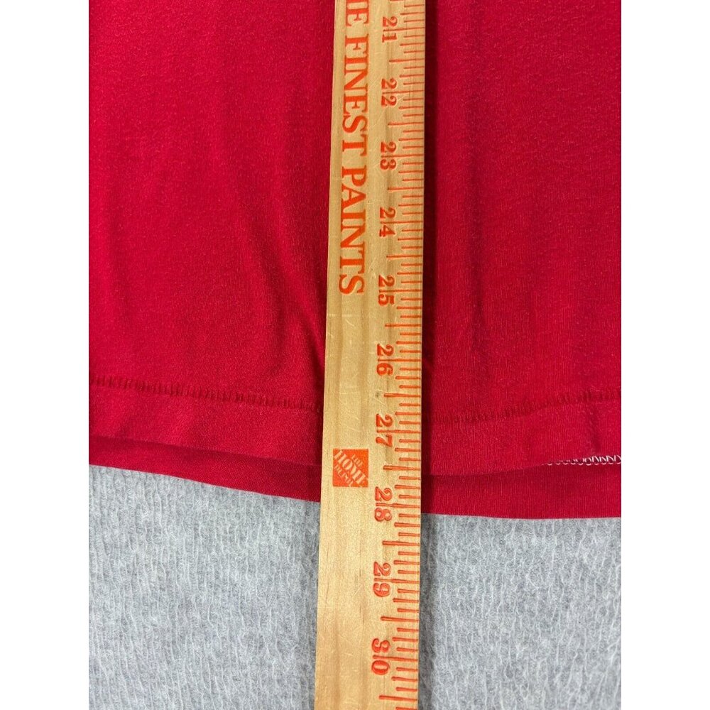 San Francisco 49ers Tailored Fit Sideline NFL Tee Shirt (Men's XL) Red - Picture 10 of 12